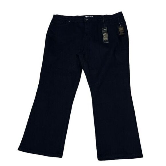 DG2 by Diane Gilman NWT Black Virtual Stretch Plus Size Jeans Size 24W - Picture 1 of 4